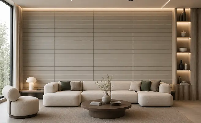 Luxury Living Room — Groove Series Ordinate